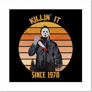 Killin' It Since 1978 - Michael Myers vintage Halloween Posters and Art